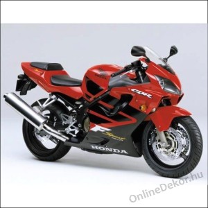 Motor sticker, Motor decal - 01.Motor sticker - Honda - CBR 600 FS (2002) Red/Black