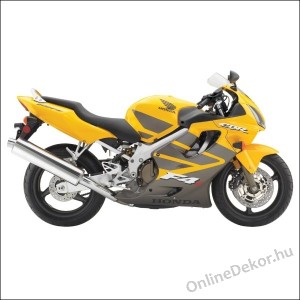 Motor sticker, Motor decal - 01.Motor sticker - Honda - CBR 600 F4i (Yellow-Graphite)