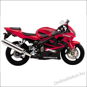 Motor sticker, Motor decal - 01.Motor sticker - Honda - CBR 600 F4i (Red-Black)