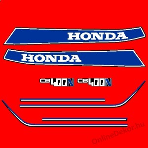 Motormatrica, Motor dekorációk - 01.Motormatricák - Honda - CB400N (1984)