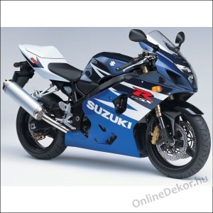 Motormatrica, Motor dekorációk - 01.Motormatricák - Suzuki - GSX-R 600 (2004) (Kék-Fehér)