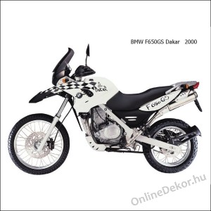 Motormatrica, Motor dekorációk - 01.Motormatricák - BMW - F650GS Dakar (2000)