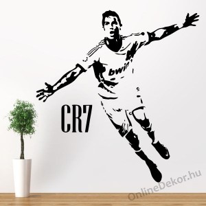 Wall sticker, Wall tattoo, Wall decoration, Wall decal - Football Team Logo - Cristiano Ronaldo 2199