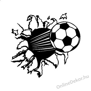 Wall sticker, Wall tattoo, Wall decoration, Wall decal - Football Team Logo - Football 2203