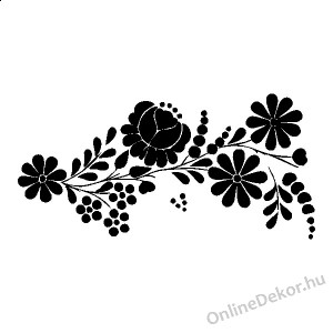 Wall sticker, Wall tattoo, Wall decoration, Wall decal - Folk - Folk pattern 2241