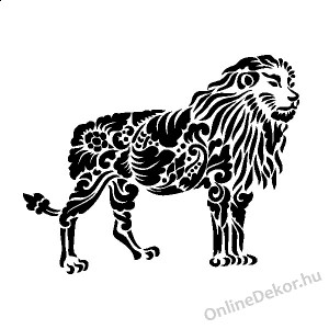 Wall sticker, Wall tattoo, Wall decoration, Wall decal - Animal - Lion 2276