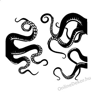 Wall sticker, Wall tattoo, Wall decoration, Wall decal - Animal - Octopus 2278