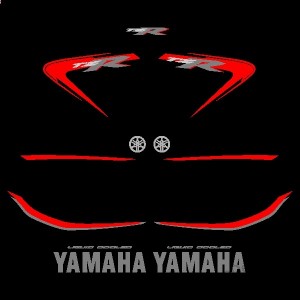 Motor sticker, Motor decal - 01.Motor sticker - Yamaha - TZR 50 (Simple)