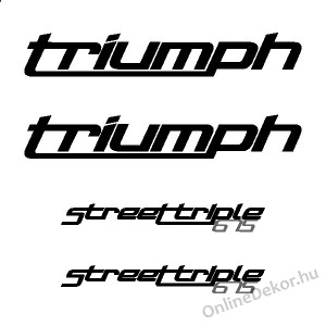Motormatrica, Motor dekorációk - 01.Motormatricák - Triumph - Street Triple 675 (2012-2014)