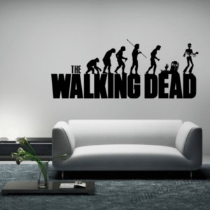 Faldekoráció, Falimatrica, Faltetoválás - Horror - The Walking Dead 2345