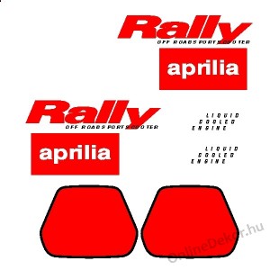 Motormatrica, Motor dekorációk - 02.Robogó matricák - Aprilia - Rally