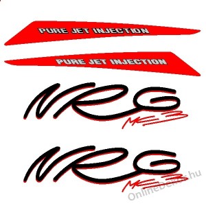 Motormatrica, Motor dekorációk - 02.Robogó matricák - Piaggio - NRG mc3