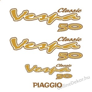 Motormatrica, Motor dekorációk - 02.Robogó matricák - Piaggio - Vespa Classic 50