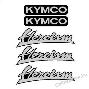 Motormatrica, Motor dekorációk - 02.Robogó matricák - Kymco - Heroism
