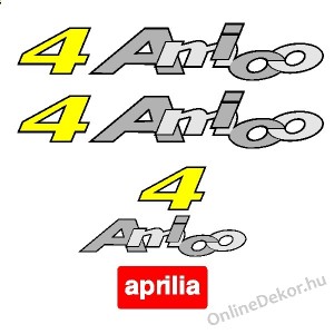 Motormatrica, Motor dekorációk - 02.Robogó matricák - Aprilia - 4 Amico