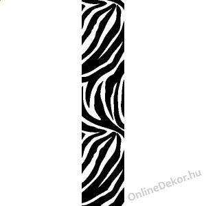 Faldekoráció, Falimatrica, Faltetoválás - Tapéta csík - Zebra minta 684