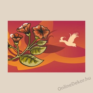 Vászonkép, Falikép - Virág, Inda (Grafika) - Virág 927