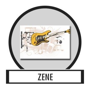 Printed canvas art - Music
