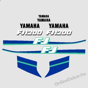 Motormatrica, Motor dekorációk - 01.Motormatricák - Yamaha - FJ 1200